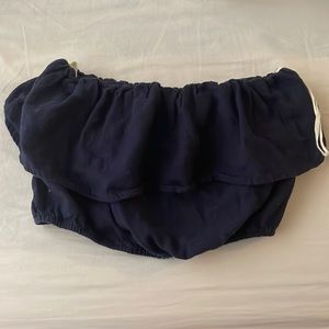 Aerie ruffle tube top XS